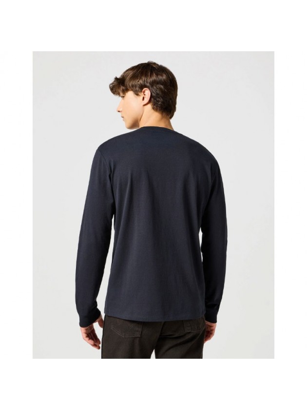 WRANGLER ΜΠΛΟΥΖΑ ΜΕ ΣΤΑΜΠΑ ΜΑΥΡΗ