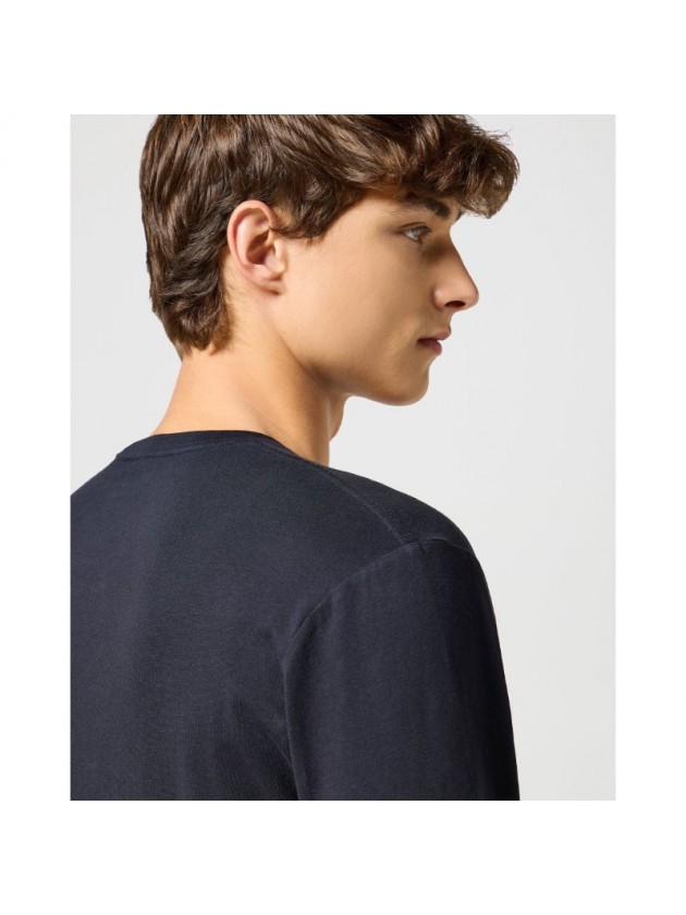 WRANGLER ΜΠΛΟΥΖΑ ΜΕ ΣΤΑΜΠΑ ΜΑΥΡΗ