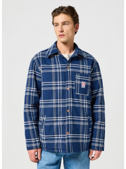 WRANGLER ΜΠΟΥΦΑΝ ΚΑΡΩ ΔΙΠΛΗΣ ΟΨΗΣ NAVY