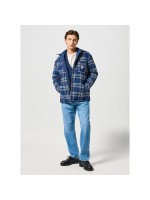 WRANGLER ΜΠΟΥΦΑΝ ΚΑΡΩ ΔΙΠΛΗΣ ΟΨΗΣ NAVY