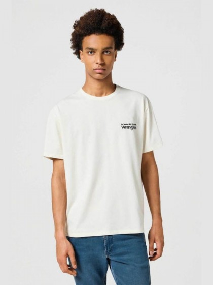 WRANGLER ΜΠΛΟΥΖΑ ΣΤΑΜΠΑ ΛΕΥΚΗ
