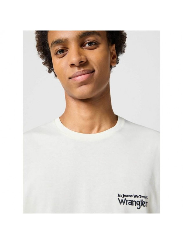 WRANGLER ΜΠΛΟΥΖΑ ΣΤΑΜΠΑ ΛΕΥΚΗ