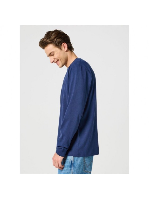 WRANGLER ΜΠΛΟΥΖΑ ΜΕ ΣΤΑΜΠΑ ΜΠΛΕ