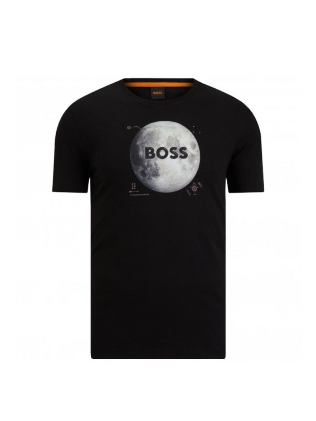 BOSS ΜΠΛΟΥΖΑ ΜΕ ΣΤΑΜΠΑ ΜΑΥΡΗ