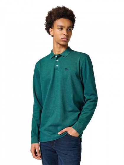 WRANGLER ΜΠΛΟΥΖΑ ΠΟΛΟ ΠΡΑΣΙΝΟ