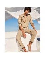 WRANGLER  ΠΟΥΚΑΜΙΣΟ ΜΟΝΟΧΡΩΜΟ ΜΠΕΖ
