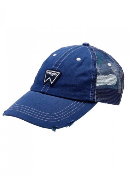 WRANGLER ΚΑΠΕΛΟ ΒΑΜΒΑΚΕΡΟ ΜΠΛΕ