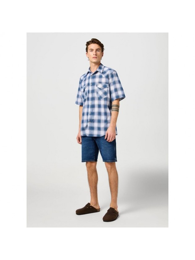 WRANGLER JEANS SHORTS BLUE