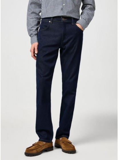 WRANGLER ΠΑΝΤΕΛΟΝΙ JEAN GREENSBORO ΜΠΛΕ REGULAR FIT