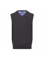 FYNCH HATTON KNITTED JACKET ANTHRACITE