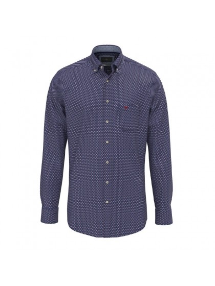 FYNCH-HATTON BLUE DESIGNED SHIRT