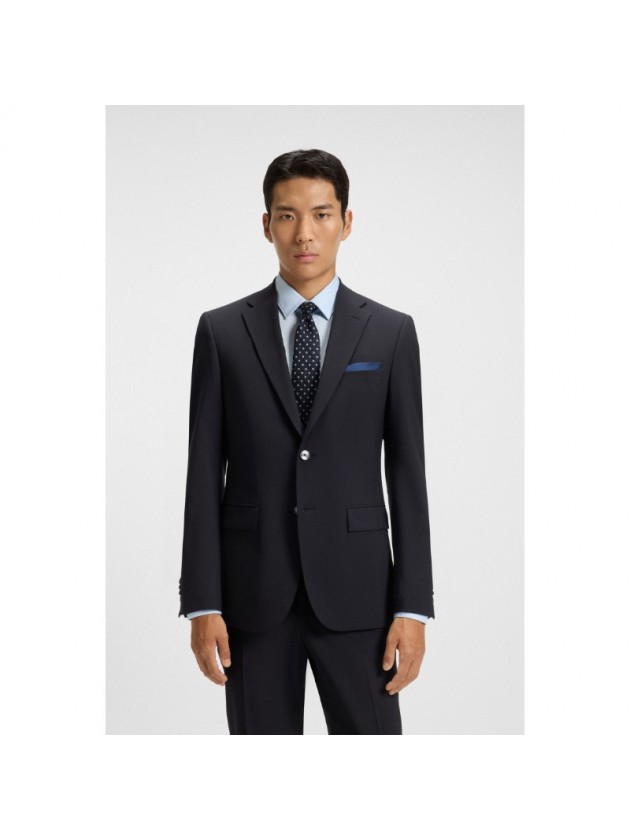 BOSS ΣΑΚΑΚΙ ΜΠΛΕ SLIM FIT