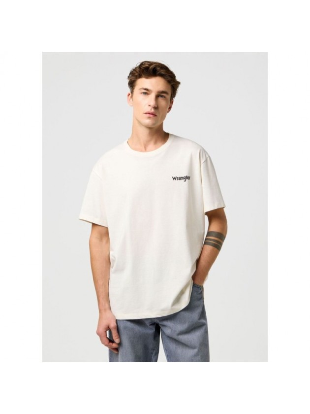 WRANGLER T-SHIRT PRINTED OFF-WHITE