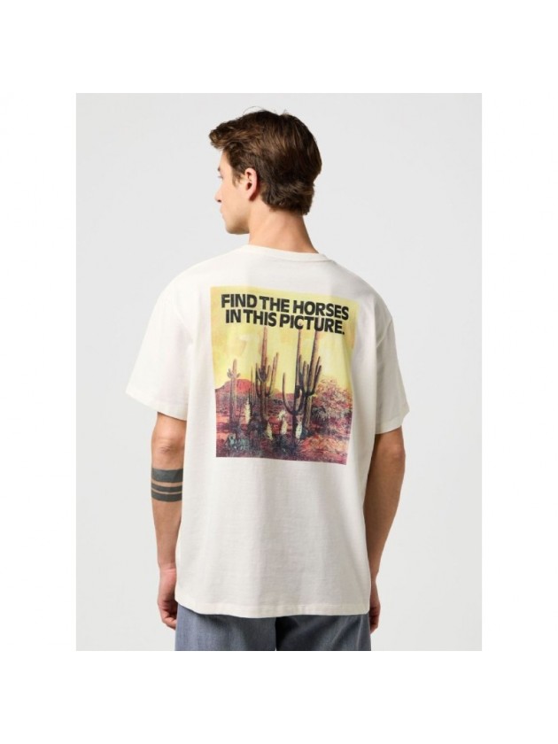 WRANGLER T-SHIRT PRINTED OFF-WHITE