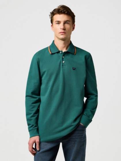 WRANGLER ΜΠΛΟΥΖΑ ΠΟΛΟ ΠΡΑΣΙΝΗ