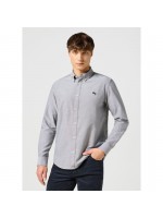 WRANGLER OXFORD ΠΟΥΚΑΜΙΣΟ ΓΚΡΙ