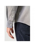 WRANGLER OXFORD ΠΟΥΚΑΜΙΣΟ ΓΚΡΙ