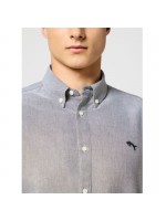 WRANGLER OXFORD ΠΟΥΚΑΜΙΣΟ ΓΚΡΙ