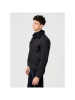 WRANGLER DENIM JACKET WITH FUR BLACK