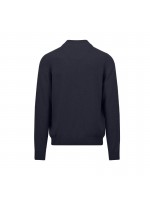 FYNCH HATTON KNIT JACKET NAVY