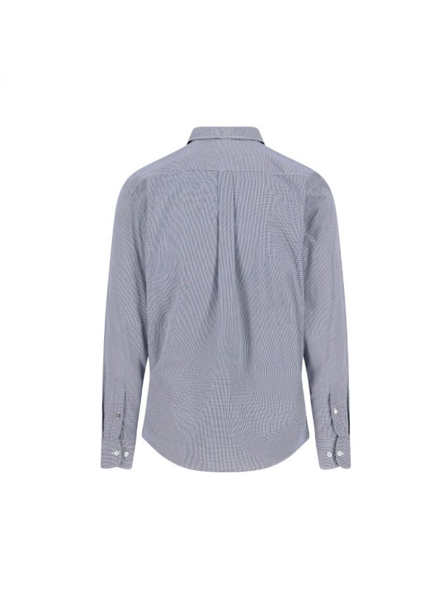 FYNCH-HATTON CHECKERED SHIRT BLUE