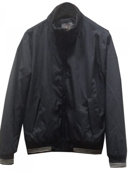 FREE MAN BLACK HOODED JACKET