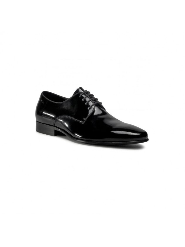 DIGEL LEATHER SHOE BLACK PAINTED