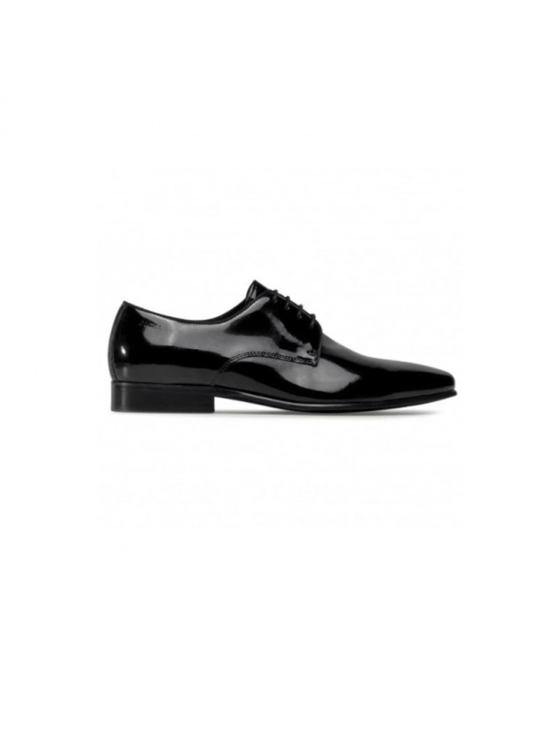 DIGEL LEATHER SHOE BLACK PAINTED
