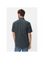 CAMEL ACTIVE STRIPES SHIRT DARK NAVY
