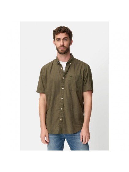 CAMEL ACTIVE ΠΟΥΚΑΜΙΣΟ ΡΙΓΑ DEEP OLIVE