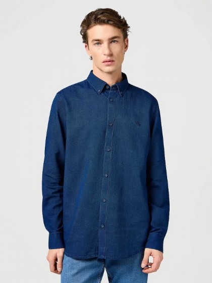 WRANGLER OXFORD BLUE SHIRT
