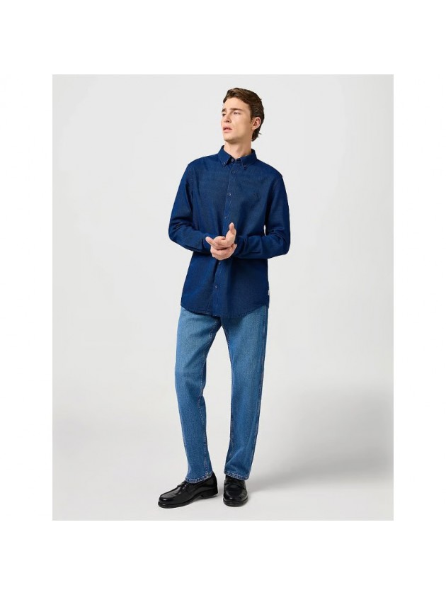 WRANGLER OXFORD BLUE SHIRT