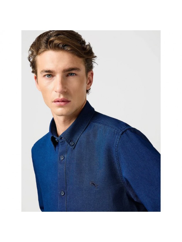 WRANGLER OXFORD BLUE SHIRT