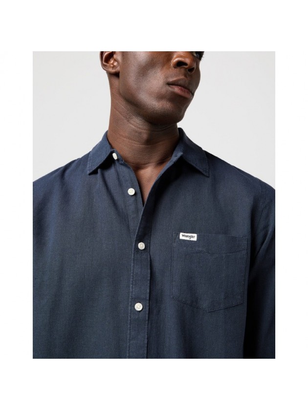 WRANGLER BLUE SHIRT
