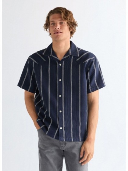 WRANGLER ΠΟΥΚΑΜΙΣΟ ΡΙΓΕ ΜΠΛΕ