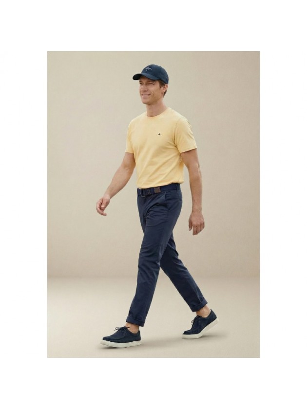 FYNCH HATTON YELLOW T-SHIRT