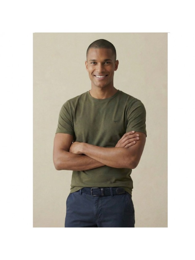 FYNCH HATTON CHAKI T-SHIRT