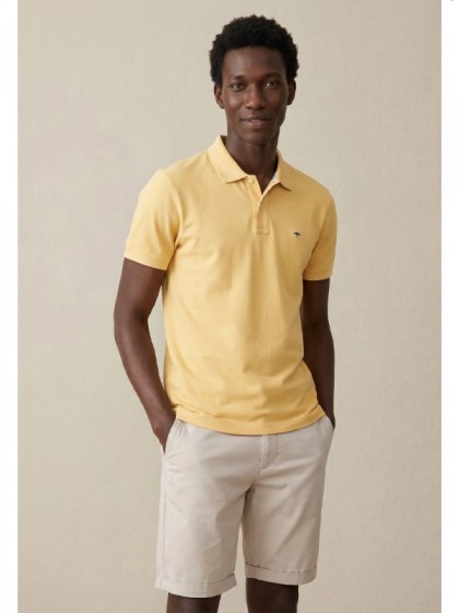 FYNCH HATTON POLO YELLOW SHIRT