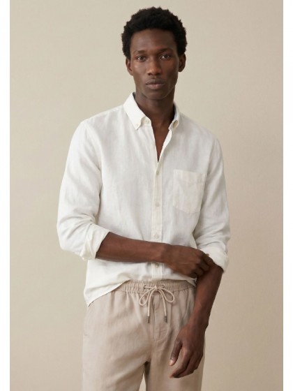 FYNCH HATTON ΠΟΥΚΑΜΙΣΟ ΛΙΝΟ ΛΕΥΚΟ