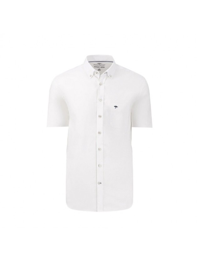 FYNCH-HATTON OXFORD SHIRT WHITE