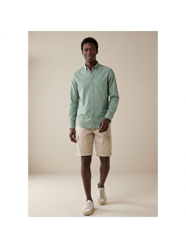 FYNCH-HATTON OXFORD SHIRT AVOCADO