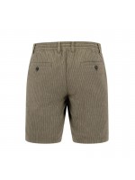 FYNCH-HATTON SHORTS WITH KHALIBUR ELASTIC STRIPED CHAKI