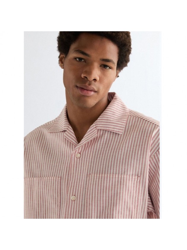 WRANGLER PINK PRINTED STRIPED SHIRT