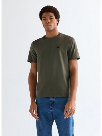 WRANGLER T-SHIRT MONOCOLOR OLIVE GREEN