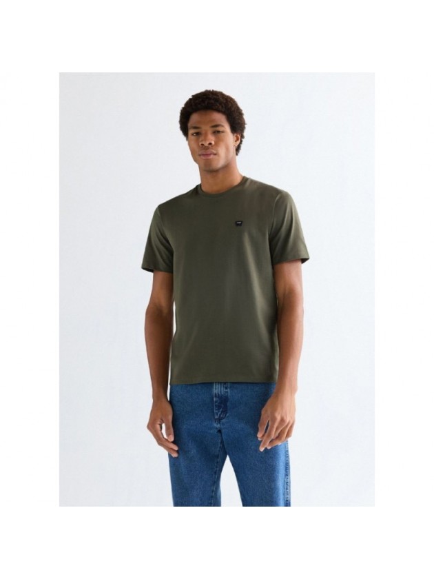 WRANGLER T-SHIRT MONOCOLOR OLIVE GREEN