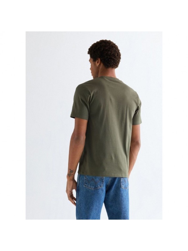 WRANGLER T-SHIRT MONOCOLOR OLIVE GREEN