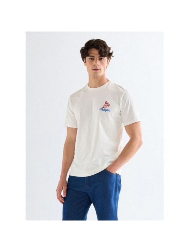 WRANGLER T-SHIRT PRINTED WHITE