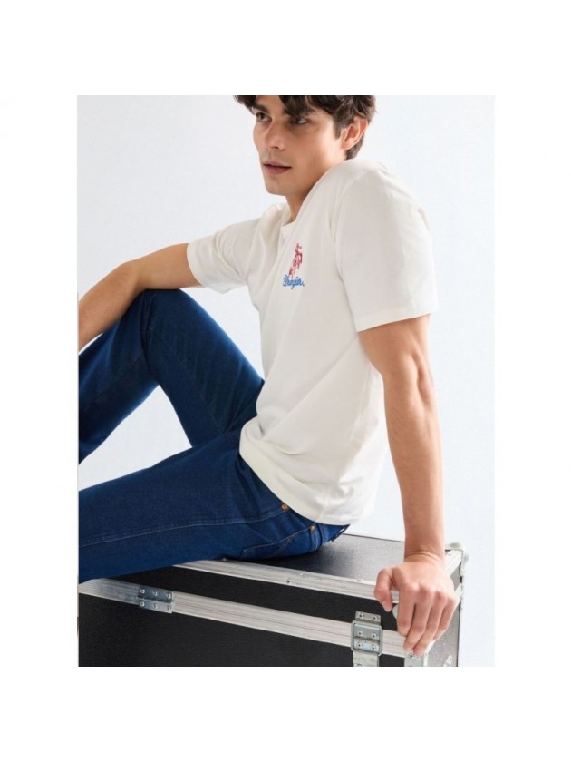 WRANGLER T-SHIRT PRINTED WHITE