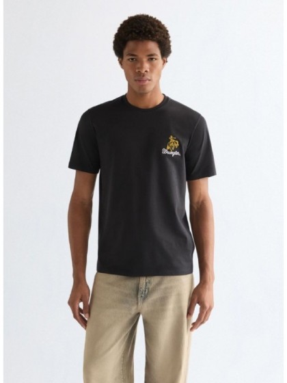 WRANGLER T-SHIRT PRINTED BLACK