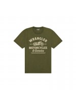 WRANGLER T-SHIRT ΜΕ ΣΤΑΜΠΑ ΛΑΔΙ